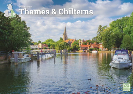 Cover for Carousel Calendars · Thames &amp; Chilterns A4 Calendar 2025 (Paperback Book) (2024)