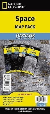 Cover for National Geographic Maps · National Geographic Space (Stargazer Folded Map Pack Bundle) - National Geographic Reference Map (Landkart) [2024th edition] (2024)