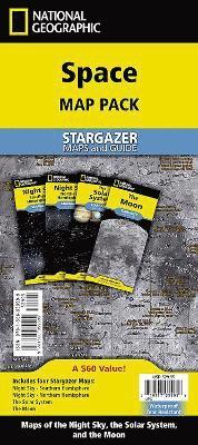 National Geographic Space (Stargazer Folded Map Pack Bundle) - National Geographic Reference Map - National Geographic Maps - Books - National Geographic Maps - 9781566959599 - May 1, 2024