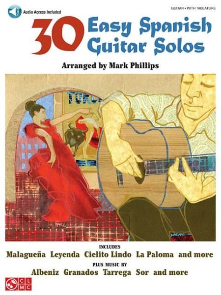 Cover for 30 Easy Spanish Guitar Solos (Bog) (2008)