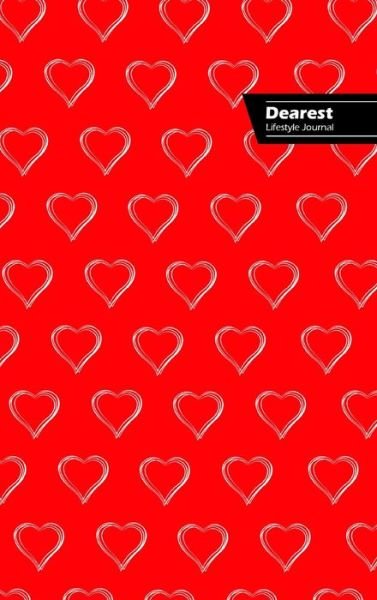 Cover for Design · Dearest Lifestyle Journal, Write-in Notebook, Dotted Lines, Wide Ruled, Medium Size 6 x 9 Inch (A5) Hardcover (Red) (Hardcover Book) (2020)