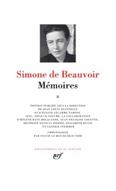 Cover for Simone de Beauvoir · Memoires 2 (Gebundenes Buch) (2018)