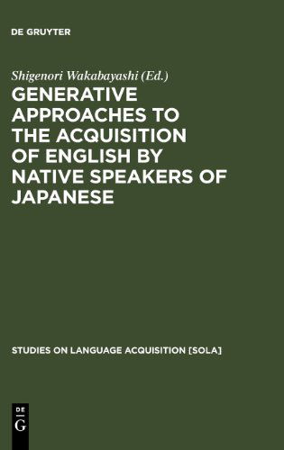 Cover for Karl Olav Sandnes · Generative Approaches to.Acquisition (Book) (2002)