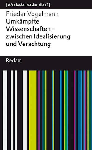 Cover for Vogelmann:umkämpfte Wissenschaften · Zw (Bog)
