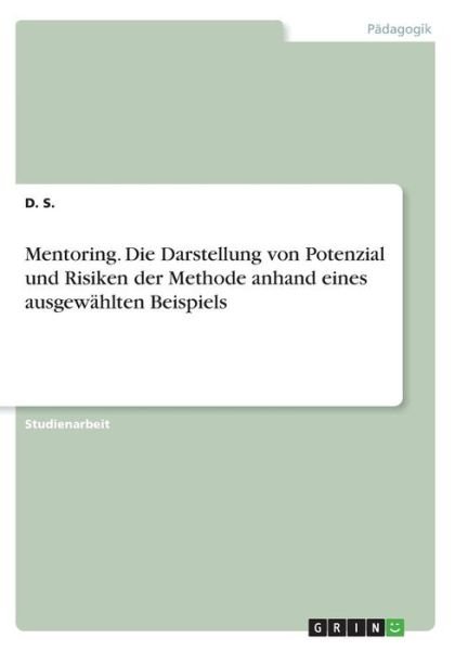 Cover for S. · Mentoring. Die Darstellung von Poten (Book)