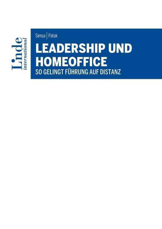 Cover for Patak · Leadership und Homeoffice (Book)