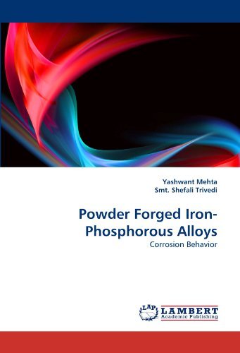 Cover for Smt. Shefali Trivedi · Powder Forged Iron-phosphorous Alloys: Corrosion Behavior (Taschenbuch) (2011)