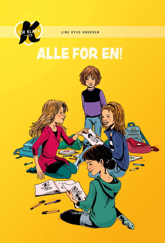 K for Klara: K for Klara (5) - Alle for én - Line Kyed Knudsen - Bøker - CARLSEN - 9788711916599 - 15. mai 2019