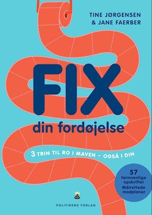 Cover for Jane Faerber; Tine Jørgensen · Fix din fordøjelse (Bound Book) [1er édition] (2023)