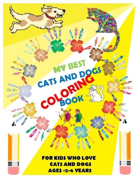 Cover for Jr Billy Publishing · My Best Cats and Dogs Coloring Book (Paperback Book) (2020)
