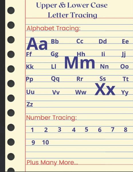 Cover for Cradle Prints · Upper &amp; Lower Case Letter Tracing (Pocketbok) (2020)