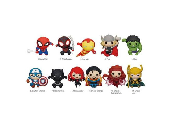 Cover for Marvel · MARVEL - Classic 3D - 3D Foam Bag Clip (Display 24 (Toys)