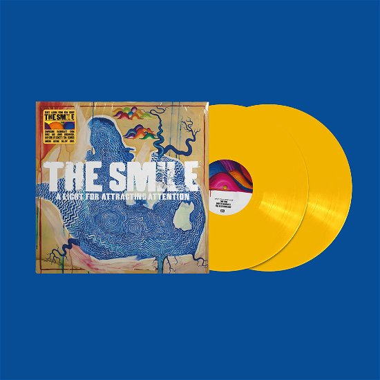 Cover for The Smile · A Light for Attracting Attention (LP) [Limited Yellow Vinyl edition] (2022)