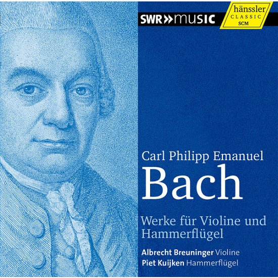 Cover for Bach / Albrecht Breuninger / Kuijken · Works for Violin &amp; Pianoforte (CD) (2014)