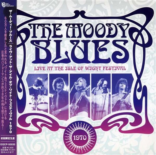 Cover for Moody Blues · Live At The Isle Of Wight 1970 (CD) (2008)