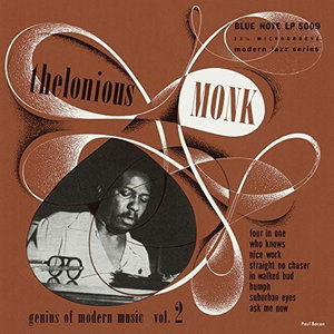 Genius of Modern Music Vol 2 - Thelonious Monk - Música - UNIVERSAL MUSIC JAPAN - 4988031193600 - 23 de dezembro de 2016