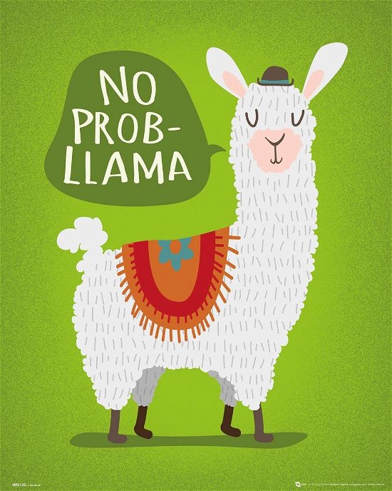 Cover for Llama · Llama: No Probllama (Poster Mini 40x50 Cm) (MERCH)