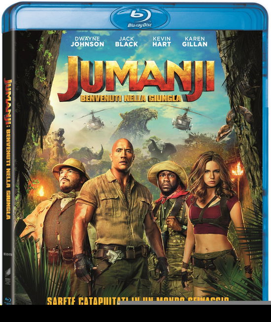 Jumanji: Benvenuti Nella Giungla - Jack Black,kevin Hart,dwayne Johnson - Elokuva - SONY - 5053083147600 - keskiviikko 18. huhtikuuta 2018