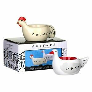 Chick & Duck (Egg Cups Set Of 2 / Set 2 Portauovo) - Friends: Half Moon Bay - Merchandise - FRIENDS - 5055453463600 - 1. september 2022