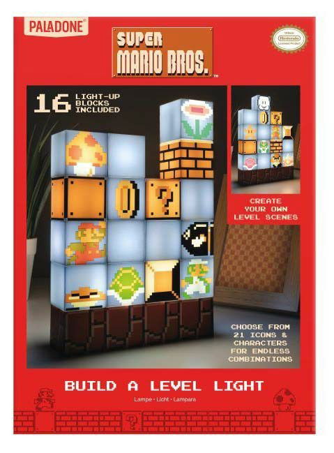 Light Mario Build a Level - Paladone Products Ltd - Gadżety - Paladone - 5055964767600 - 