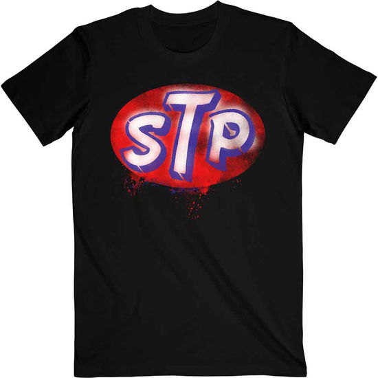 Cover for Stone Temple Pilots · Stone Temple Pilots Unisex T-Shirt: Red Logo (T-shirt) [size M] [Black - Unisex edition]