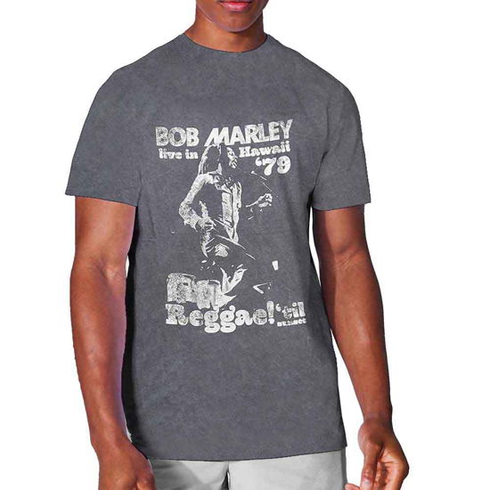 Bob Marley Unisex T-Shirt: Hawaii (Wash Collection) - Bob Marley - Marchandise -  - 5056561020600 - 