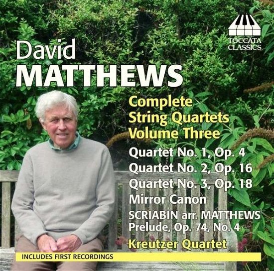 Cover for Matthews / Kreutzer Qrt · Comp Str Qrts Vol. 3 (CD) (2014)