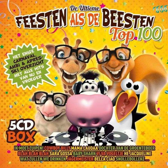 Ultieme Feesten Als De Beesten Top 100 - V/A - Musiikki - MOSTIKO - 5411530818600 - torstai 21. helmikuuta 2019