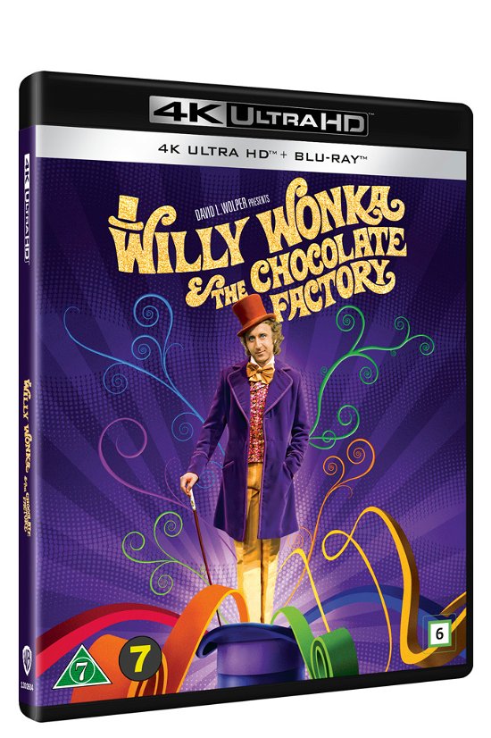 Cover for Willy Wonka &amp; the Chocolate Factory 4k+b (4K UHD Blu-ray) (2021)