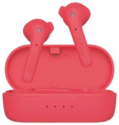 DeFunc TRUE BASIC Wireless Bluetooth Earbuds (Red) - Defunc - Audio & HiFi - Defunc - 7350080719600 - 