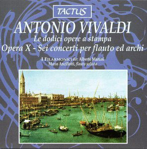 Opera X-6 Concerti for Flute & Strings - A. Vivaldi - Muziek - TACTUS - 8007194100600 - 2012