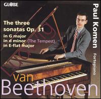 Piano Sonatas 3 - Beethoven / Kommen - Muziek - GLOBE - 8711525513600 - 24 oktober 1995