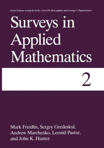 Cover for Leonid Pastur · Surveys in Applied Mathematics: Volume 2 (Hardcover Book) (1995)