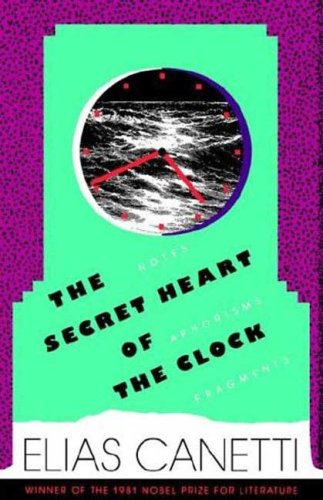 Cover for Elias Canetti · The Secret Heart of the Clock: Notes, Aphorisms, Fragments, 1973-1985 (Pocketbok) [First edition] (2005)