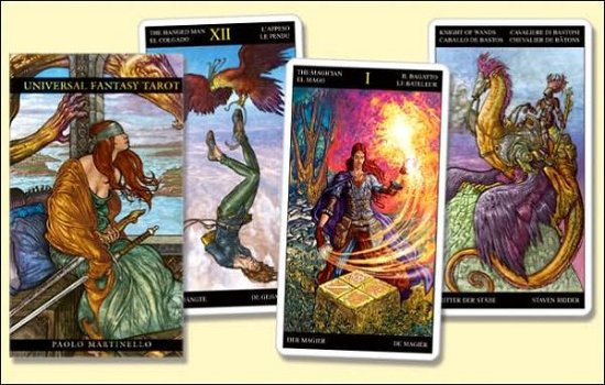 Universal Fantasy Tarot - Lo Scarabeo - Bøker - Llewellyn Publications - 9780738710600 - 8. mars 2007