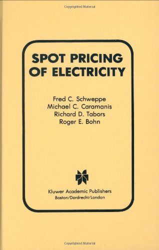 Cover for Fred C. Schweppe · Spot Pricing of Electricity - Power Electronics and Power Systems (Hardcover Book) [1988 edition] (1988)