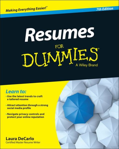 Cover for Kennedy · Resumes For Dummies (Book) [7th edition] (2015)