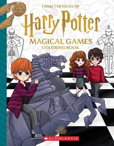 Magical Games Colouring Book - Harry Potter - Cala Spinner - Books - Scholastic US - 9781338890600 - September 14, 2023