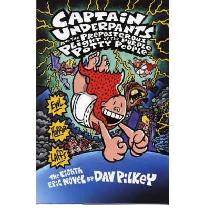 Cover for Dav Pilkey · Captain Underpants and the Preposterous Plight of the Purple Potty People - Captain Underpants (Paperback Bog) (2008)