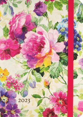 Cover for Peter Pauper Press Inc. · 2023 Peony Garden Weekly Planner (16 Months, Aug 2022 to Dec 2023) (Kalender) (2022)