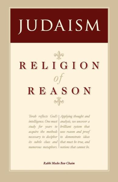 Cover for Rabb Moshe Ben-chaim · Religion of Reason (Paperback Book) (2011)