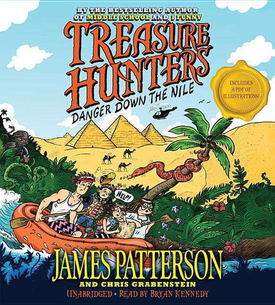 Cover for Chris Grabenstein · Treasure Hunters: Danger Down the Nile (MP3-CD) [Mp3 Una edition] (2014)