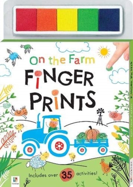 Finger Print Art on the Farm -  - Livres - Hinkler Books - 9781488913600 - 27 février 2020