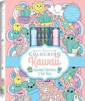 Cover for Hinkler Pty Ltd · Kaleidoscope Colouring: Kawaii - Kaleidoscope (Book) (2019)