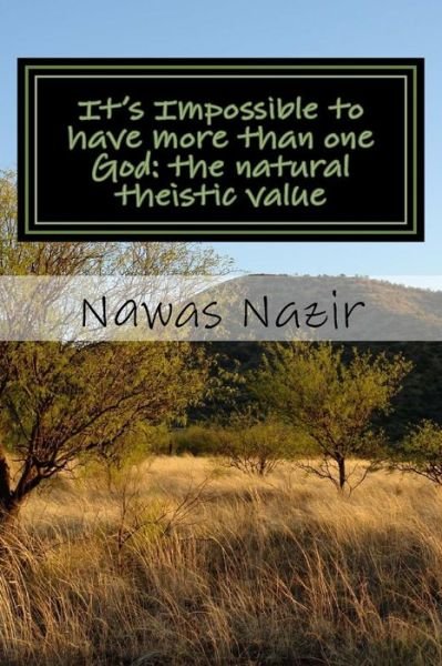 Cover for Nawas Nazir · It's Impossible to Have More Than One God: the Natural Theistic Value (Taschenbuch) (2014)