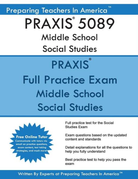 Cover for Preparing Teachers in America · Praxis 5089 Middle School Social Studies (Paperback Book) (2016)