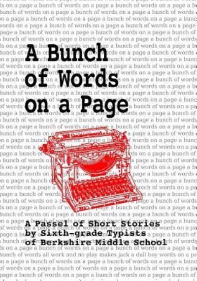 Cover for Daniel Fisher · A Bunch of Words on a Page (Pocketbok) (2017)