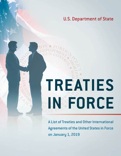 Cover for Treaties in Force: A List of Treaties and Other International Agreements of the United States in Force on January 1, 2019 (Paperback Book) (2019)