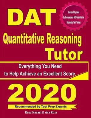 Cover for Ava Ross · DAT Quantitative Reasoning Tutor (Taschenbuch) (2020)