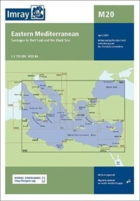 Cover for Imray · Imray Chart M20: Eastern Mediterranean - M CHARTS (Map) [New edition] (2021)